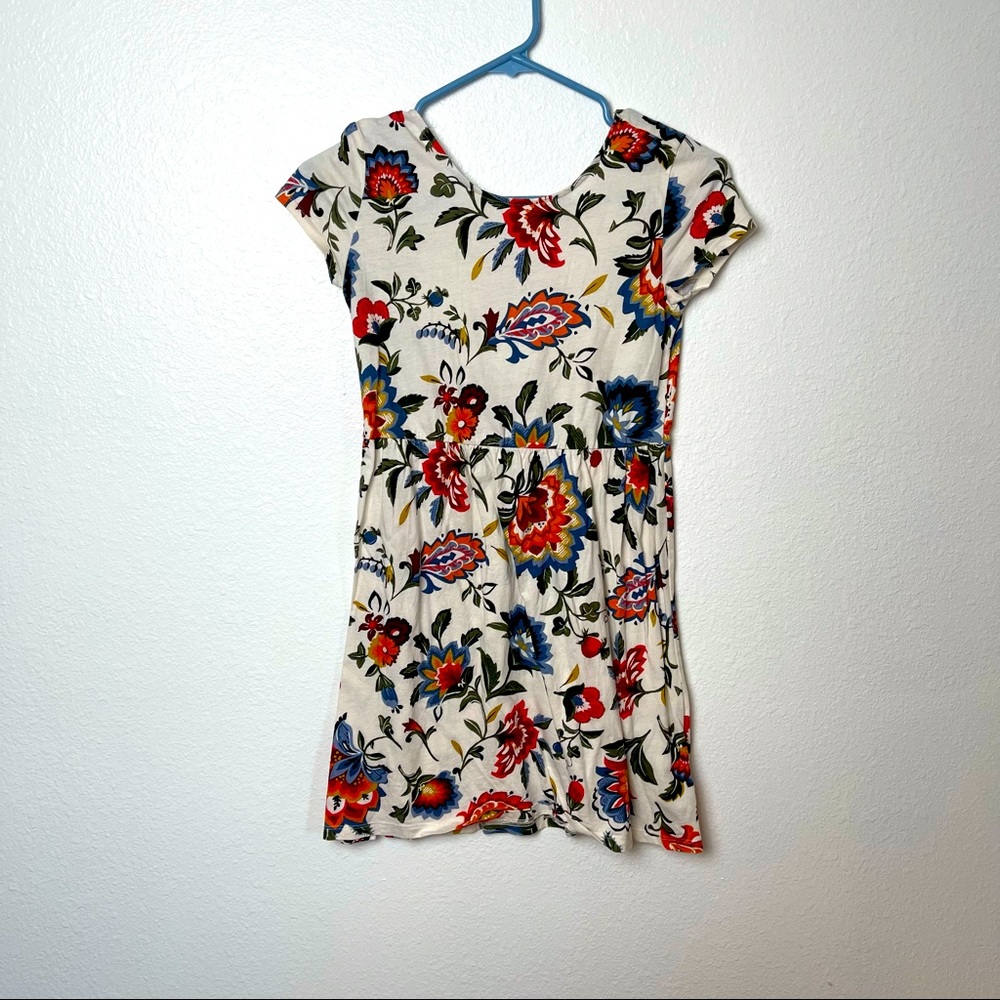Old Navy brand  short sleeve pull over floral dress size large 10/12